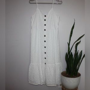 Japna white cotton dress size Medium